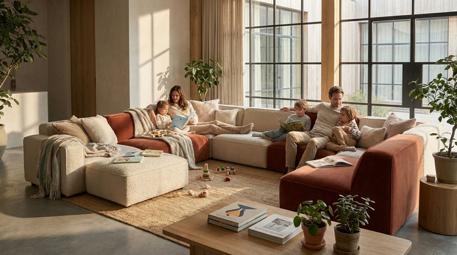 Are Modular Sofas Good for Families? What to Know Before You Buy