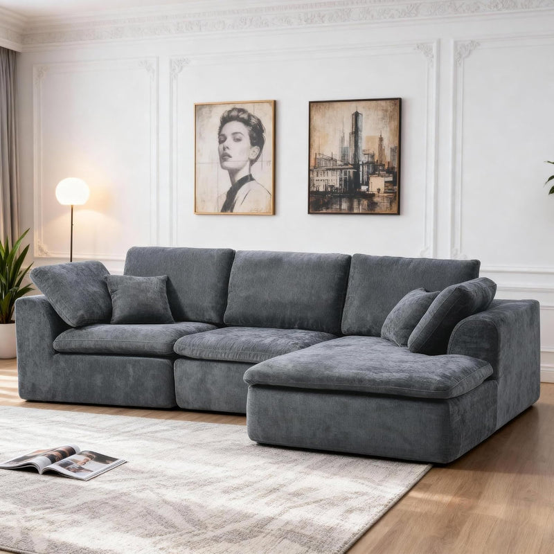 110 Dark Gray Right Facing Chaise packshot