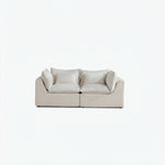 102 Antique White 2 Seat white front formal