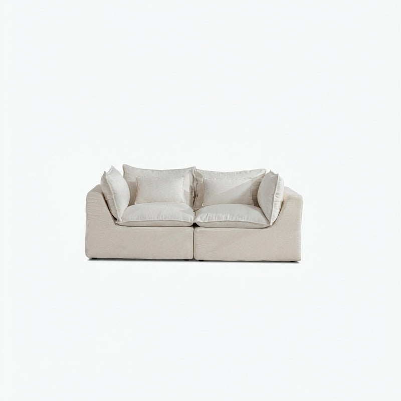 102 Antique White 2 Seat white front formal