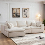 110 Beige Left Facing Chaise packshot