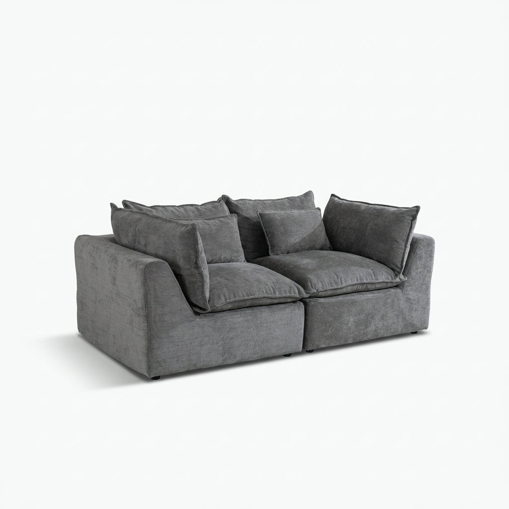 102 Antique Grey 2 Seat white front formal