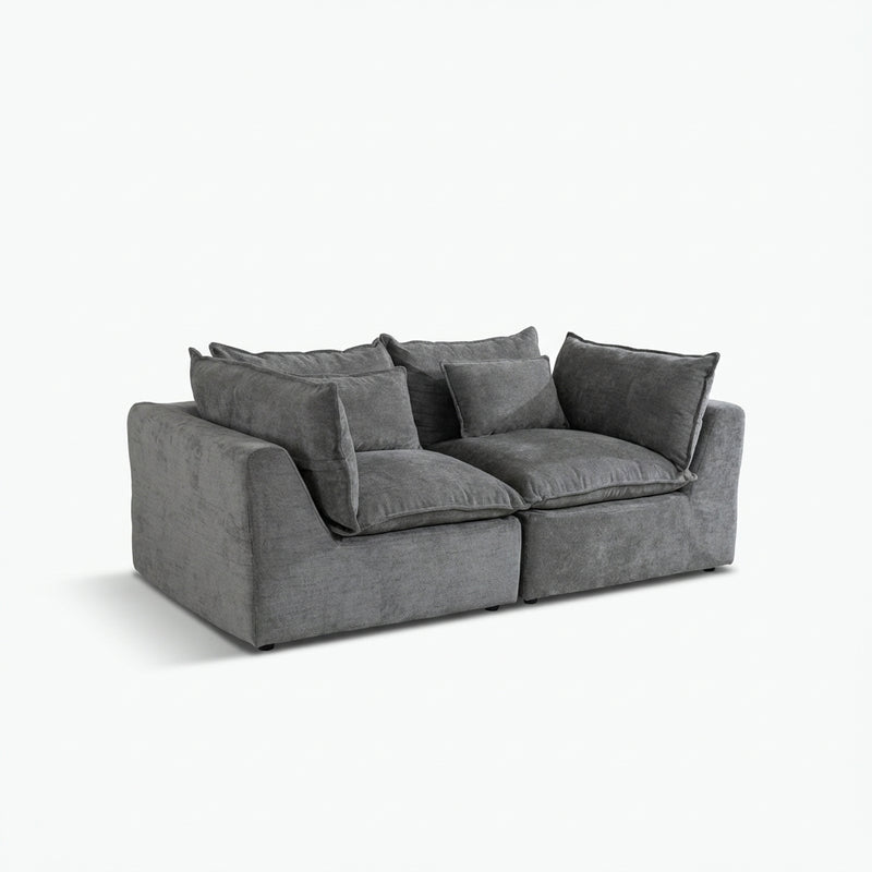 102 Antique Grey 2 Seat white front formal