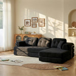 L-Shaped Modular Sectional Sofa, 8-in-1 Convertible