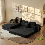 L-Shaped Modular Sectional Sofa, 8-in-1 Convertible