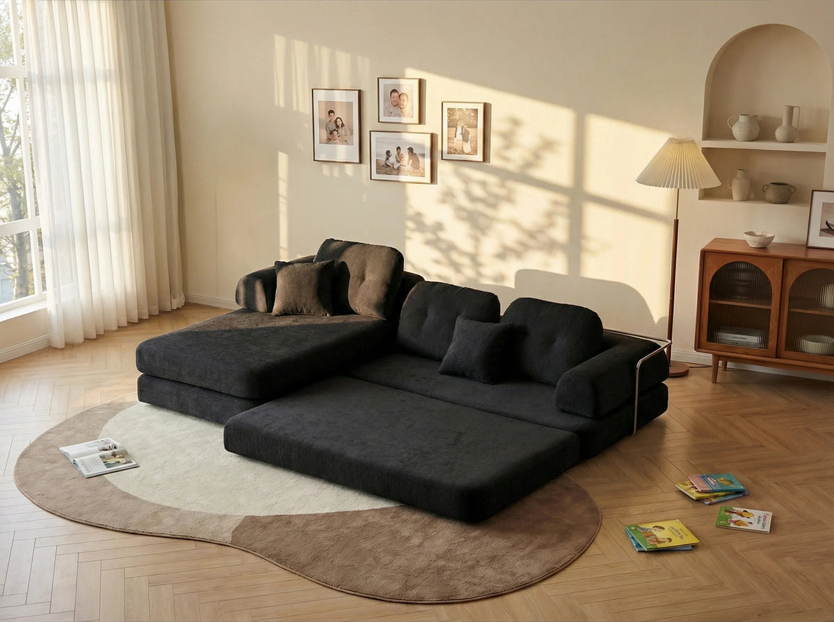 L-Shaped Modular Sectional Sofa, 8-in-1 Convertible