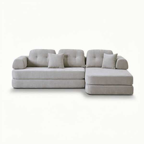 L-Shaped Modular Sectional Sofa, 8-in-1 Convertible