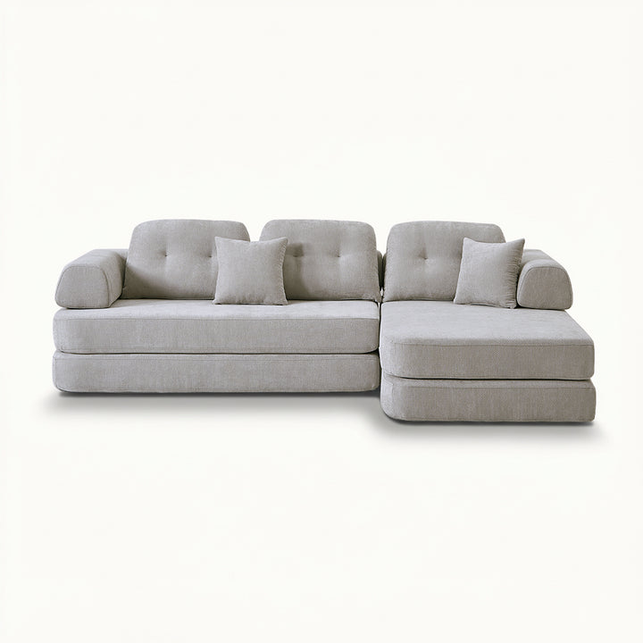 L-Shaped Modular Sectional Sofa, 8-in-1 Convertible