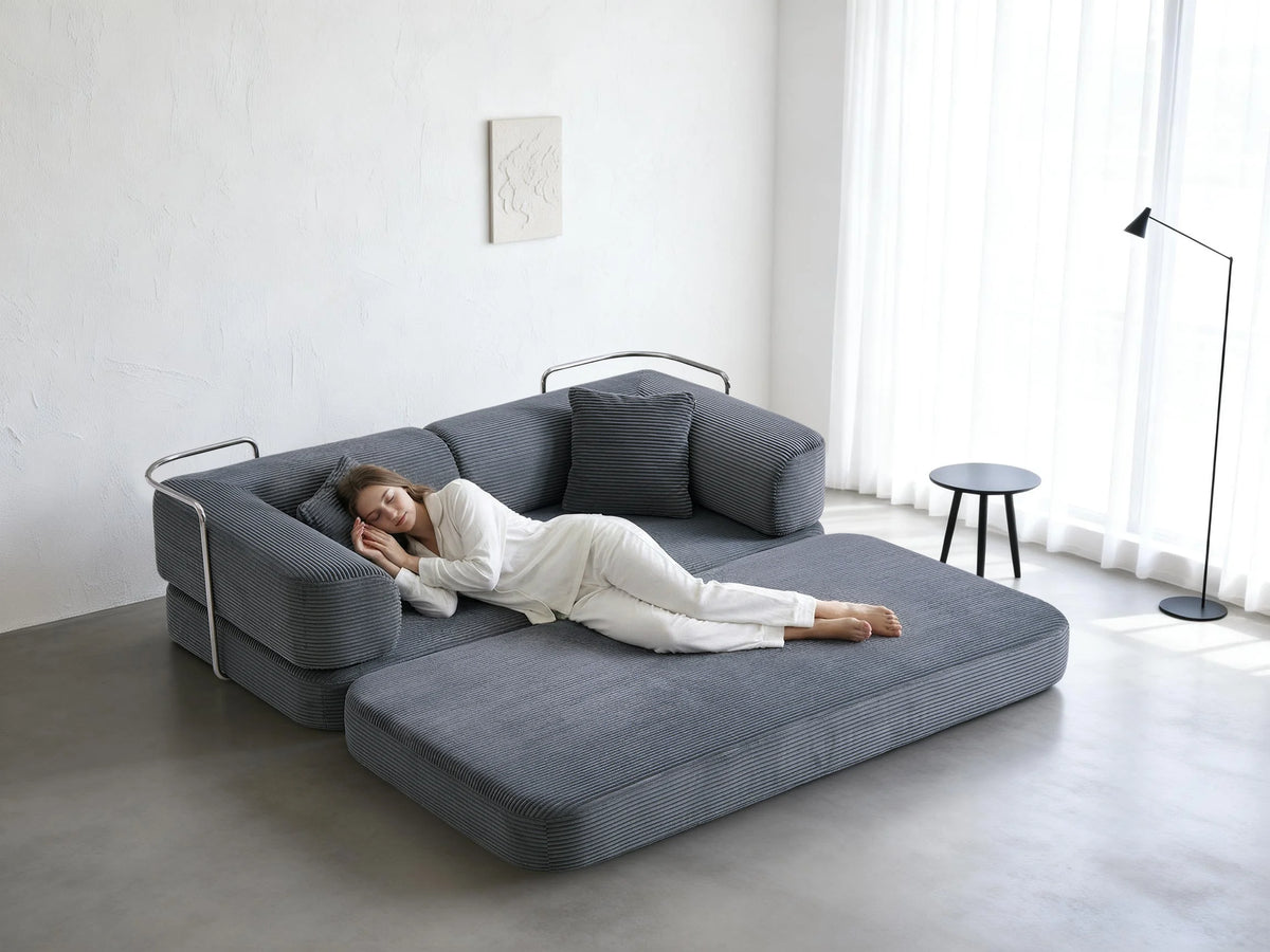 Modular Floor Sofa Bed for Small Apartments & Renters