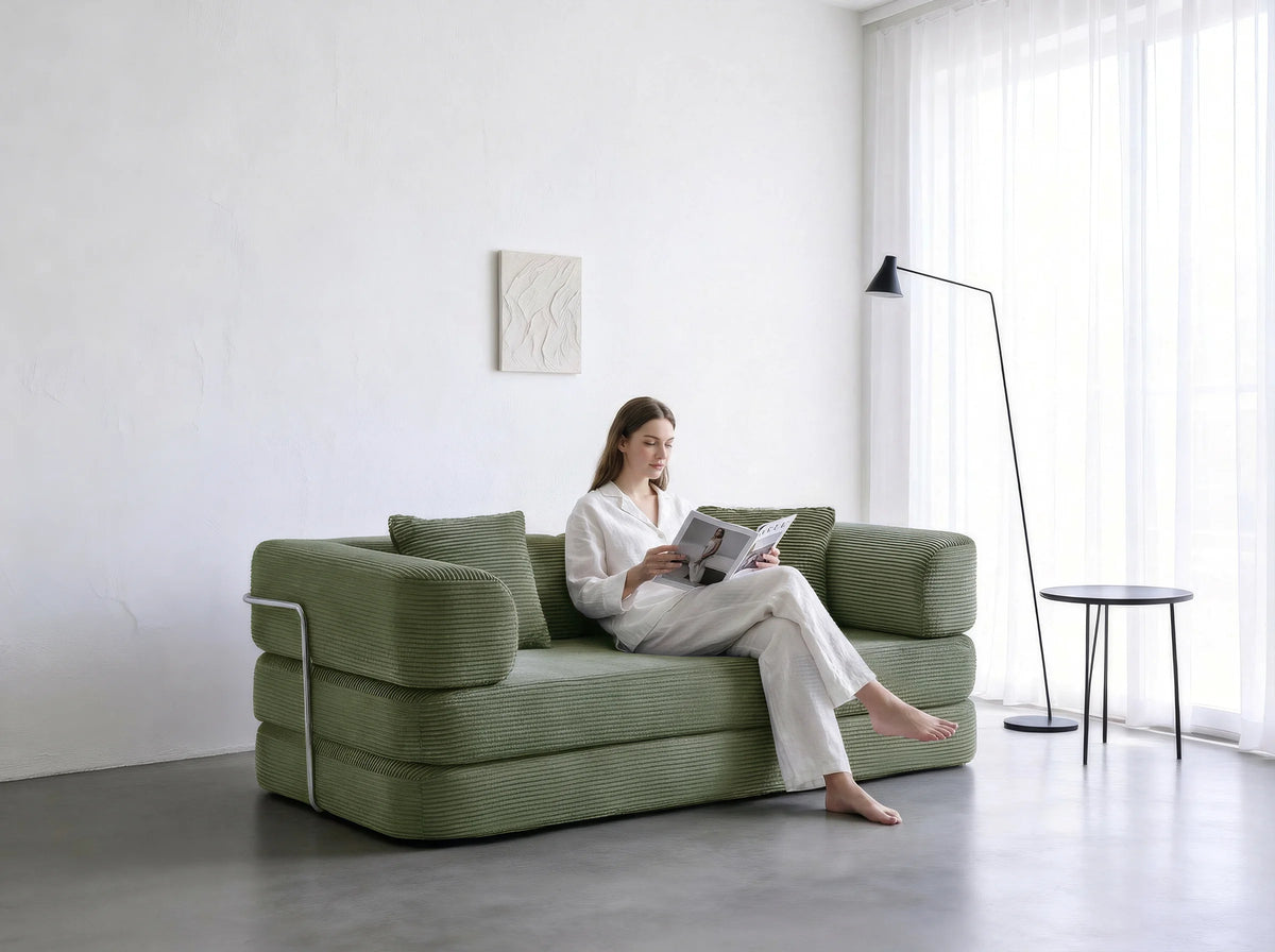 Modular Floor Sofa Bed for Small Apartments & Renters