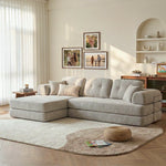 L-Shaped Modular Sectional Sofa, 8-in-1 Convertible
