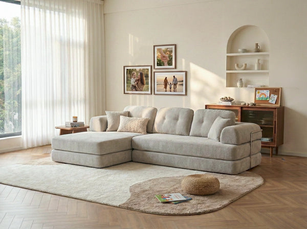 L-Shaped Modular Sectional Sofa, 8-in-1 Convertible alternate