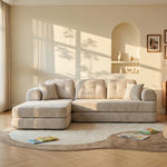 L-Shaped Modular Sectional Sofa, 8-in-1 Convertible
