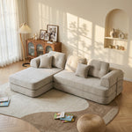 L-Shaped Modular Sectional Sofa, 8-in-1 Convertible