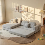 L-Shaped Modular Sectional Sofa, 8-in-1 Convertible
